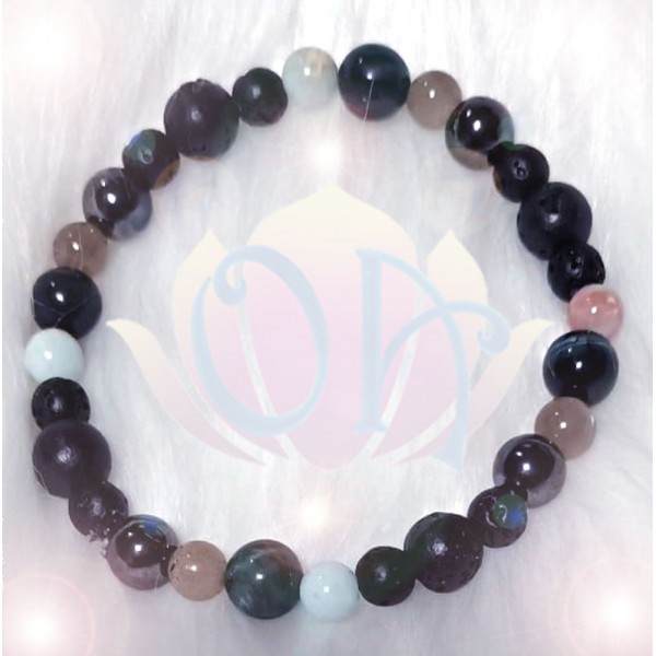 PULSEIRA ANCESTRAL - GALÁXIA (C/ PEDRAS PRECIOSAS)